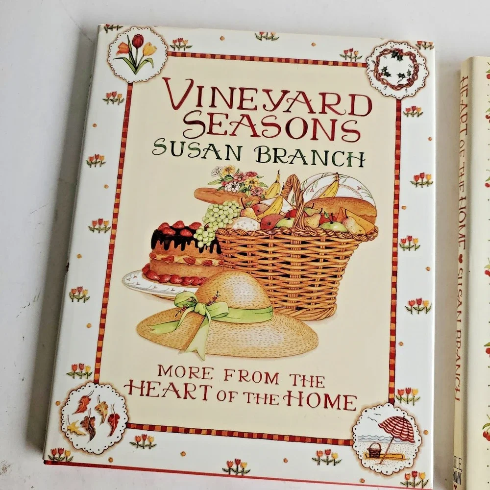 Susan Branch Heart of the Home Vineyard Seasons Notes from Vineyard Kitchen lot